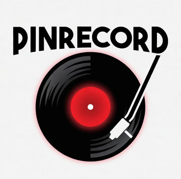 PINRECORD Vinyl logo designe