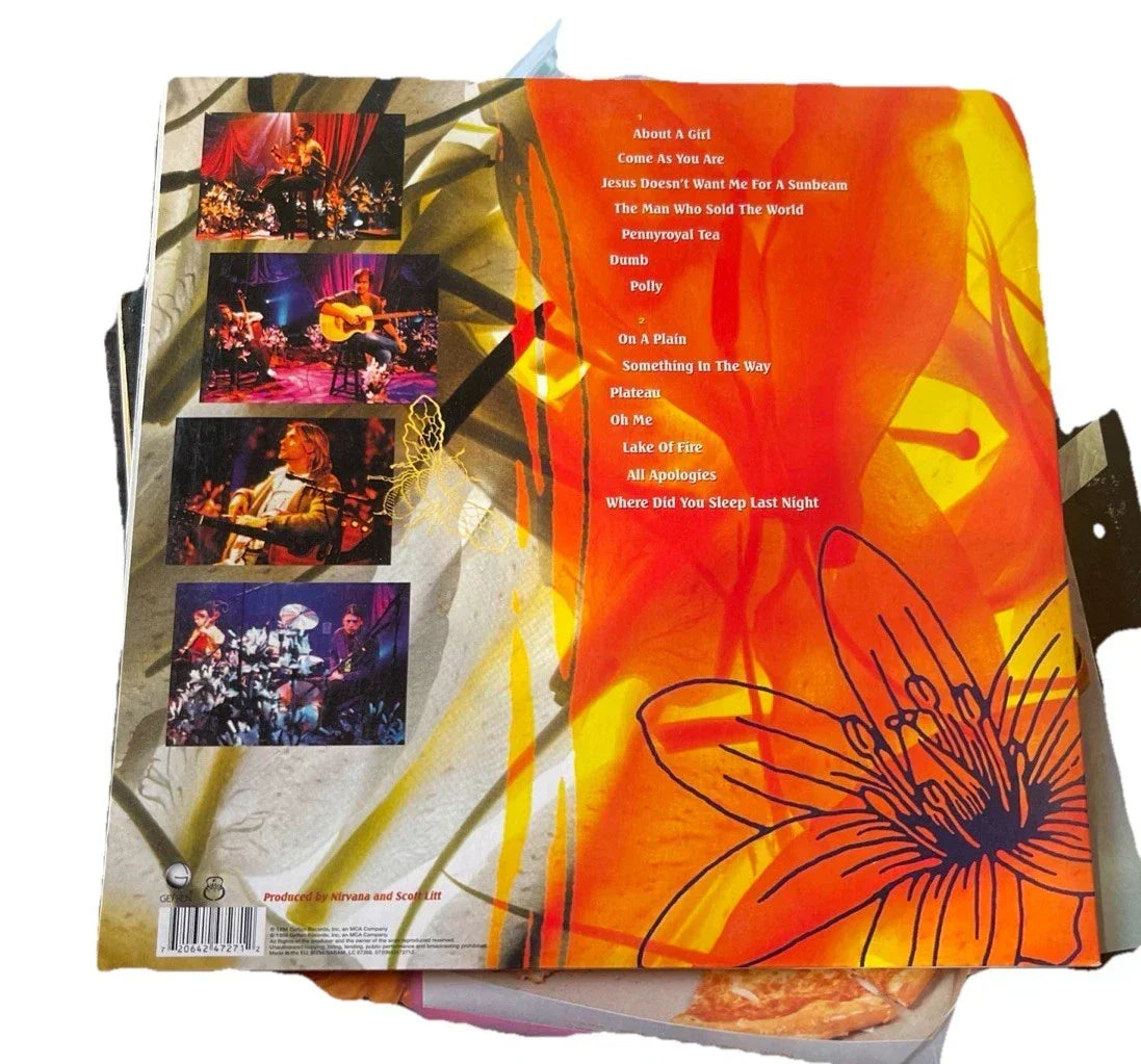 Nirvana - MTV Unplugged In New York (LP, Album, Whi)